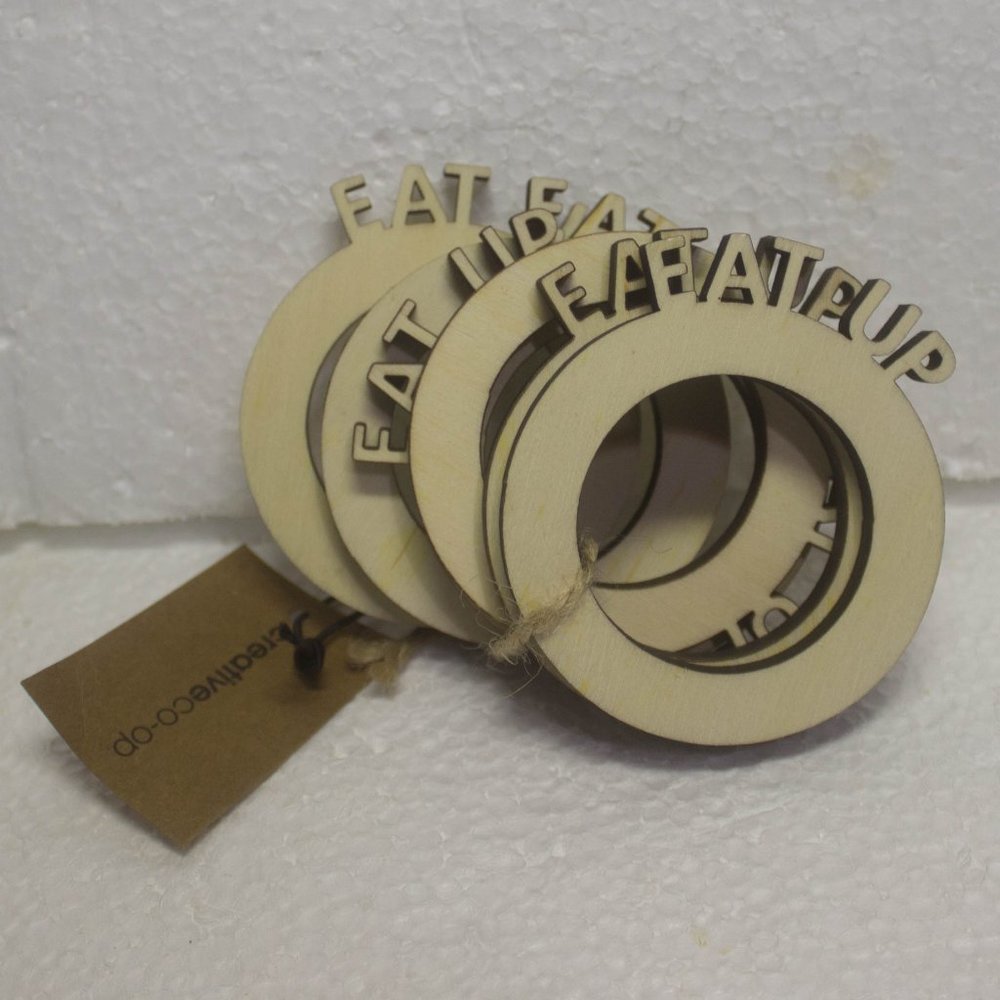 creative co-op eat up napkin rings